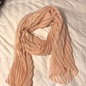 Blush pink scarf